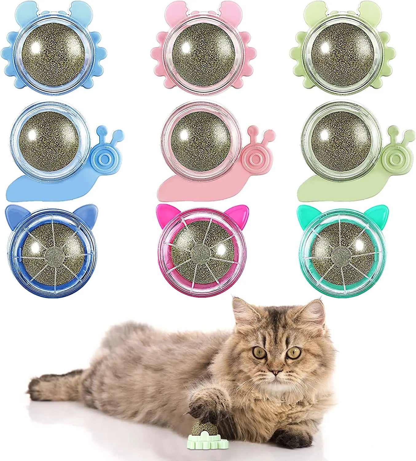 Toys Catnip Balls for Cats Wall Mounted