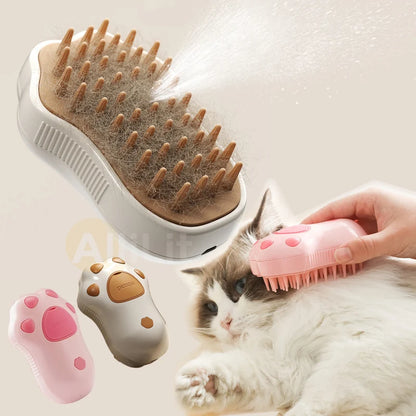 Steam Brush Pet Massage